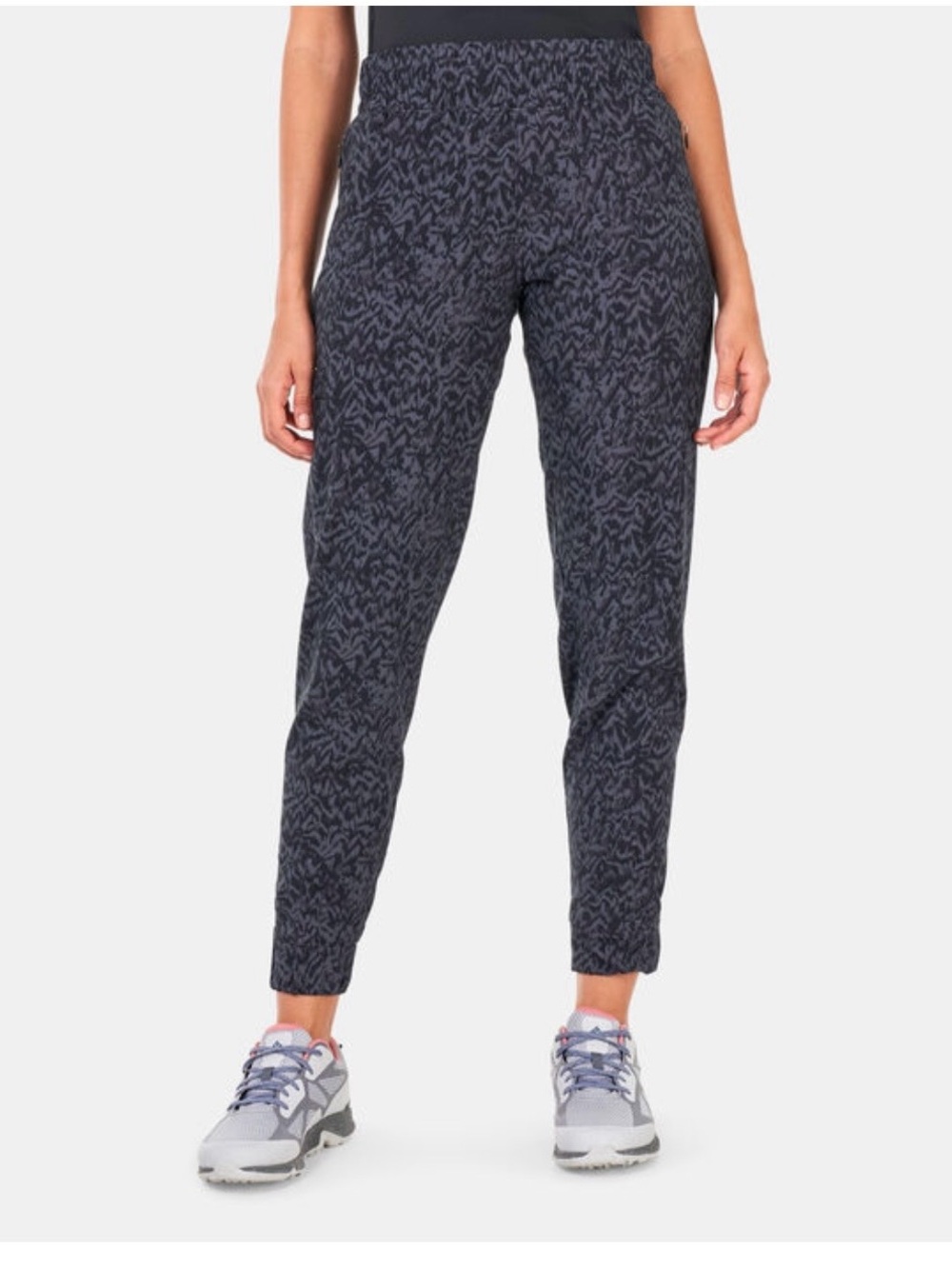 Columbia Women's Dark Charcoal Patterned Joggers